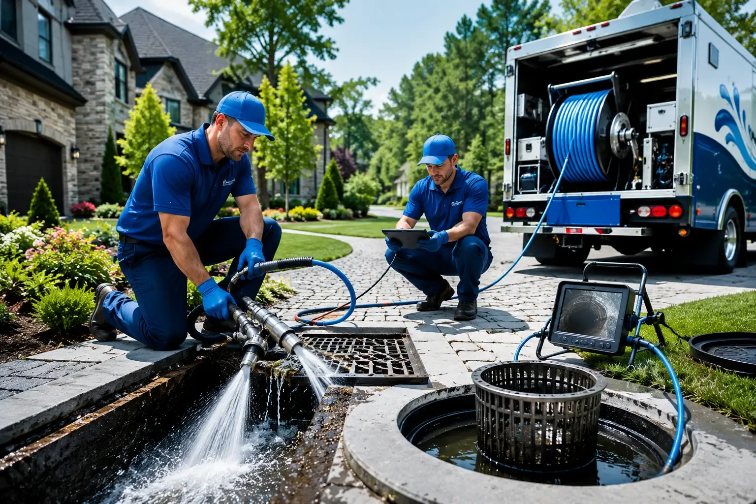 Local outdoor drain cleaning professionals in New Burnside, IL