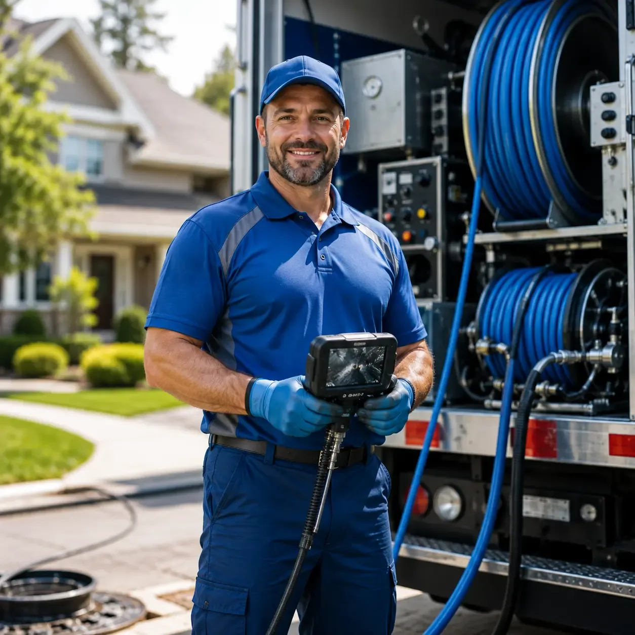 Local outdoor drain cleaning specialists in New Burnside, IL